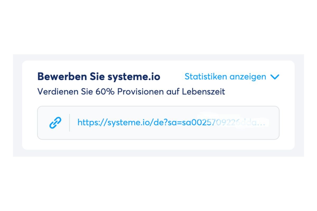 Systeme.io Partnerlink
