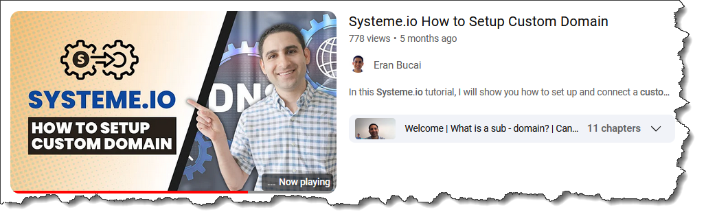 Wie Domain hinzufügen bei Systeme.io