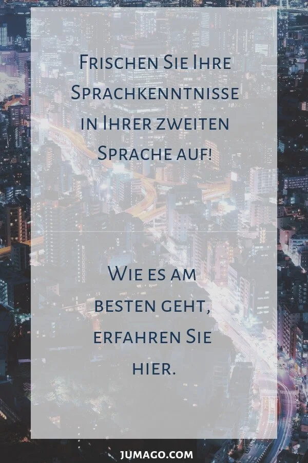 Zweite Sprache wieder auffrischen